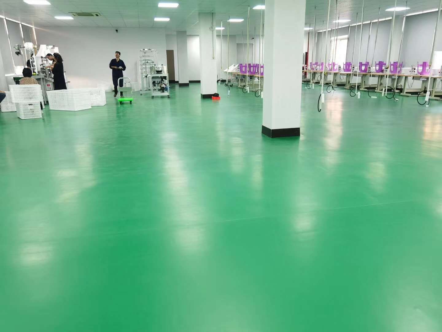 車間pvc卷材地板愈發受到工廠青睞【騰方PVC地板】